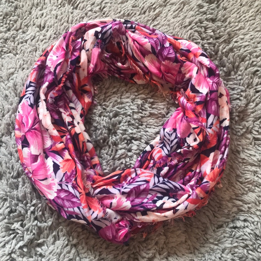 Floral Infinity Scarf